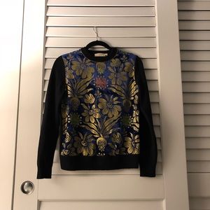 Tory Burch Hollis Floral Mixed Media 